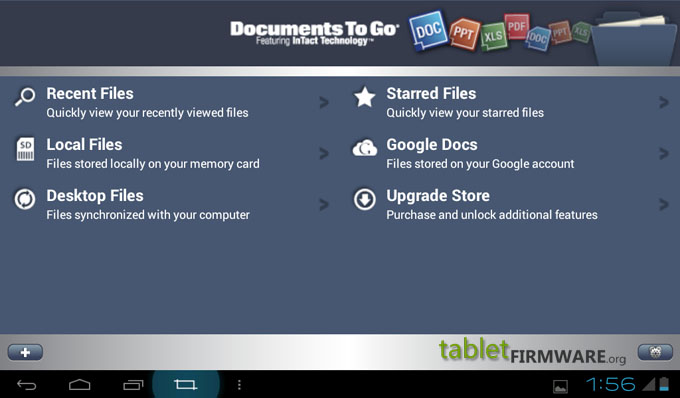 Descargar Documents to Go Android gratis.