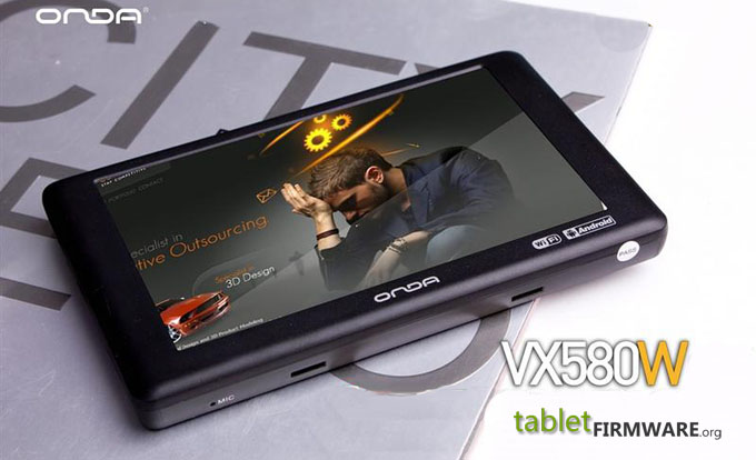 Onda vx580w enhanced version luxury version firmware